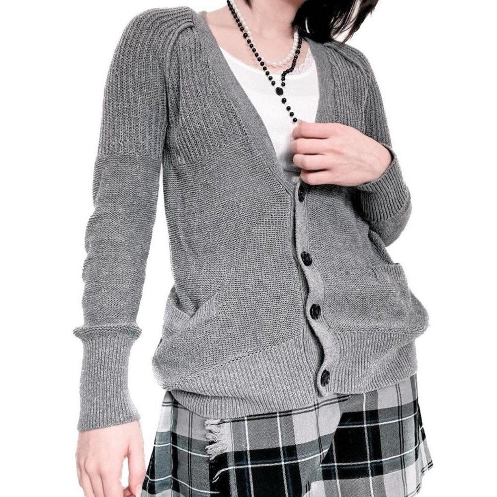 American Eagle Outfitters Fairy Grunge Twilightcore Thin Knit Cardigan